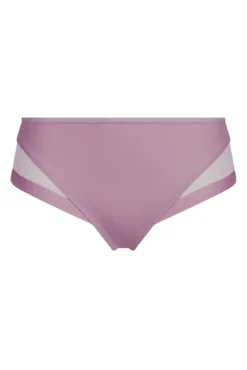 Cueca de microfibra e tule