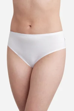 Cueca midi de algodão modal