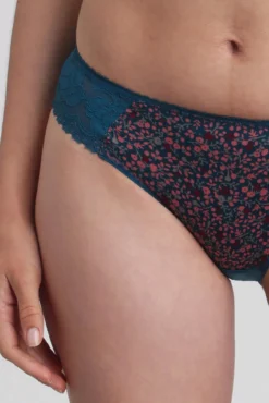 Cueca Midi de Microfibra Flower Elegance