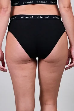 Cueca pré-mamã de algodão com elástico ohma!