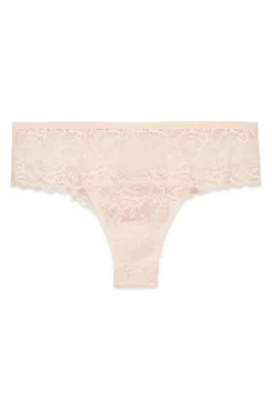 Cueca renda de renda rosa