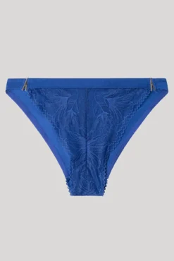 Cuequinha de biquíni de renda azul Klein