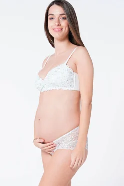Cuequinha renda com estampado