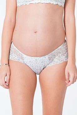Cuequinha renda com estampado