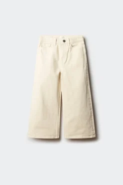 denim jeans culotte para meninas
