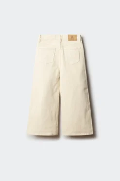 denim jeans culotte para meninas
