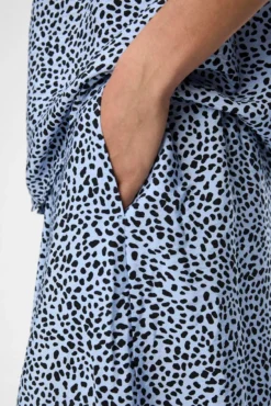 Falda largo midi estampado