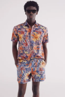 Fato de banho estampado de flores