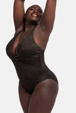 Fato de banho modelador preto