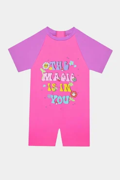 Fato de banho rosa para menina