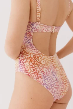 Fato de banho shapewear drapeado