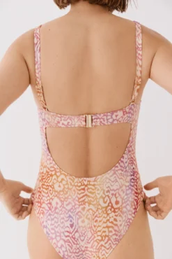 Fato de banho shapewear drapeado