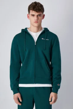 fecho-éclair com Sweatshirt aberto