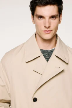 Gabardina de algodão orgânico