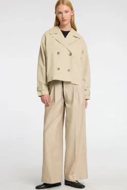 Gabardine curto 100% algodão