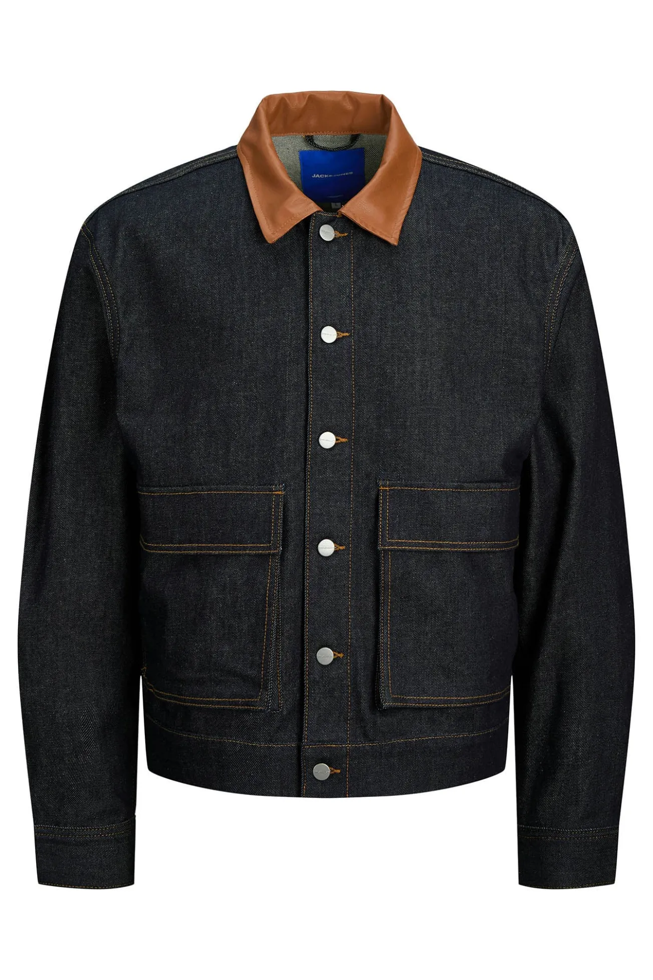 gola de jaqueta denim