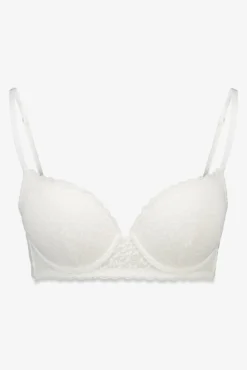 GORGEOUS soutien push-up de renda branca