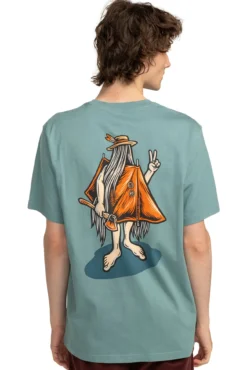 Happy Camper - T-shirt de manga curta para homem
