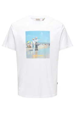 Herren-T-Shirt mit regular fit Passform. 100 % Bio-Baumwolle.