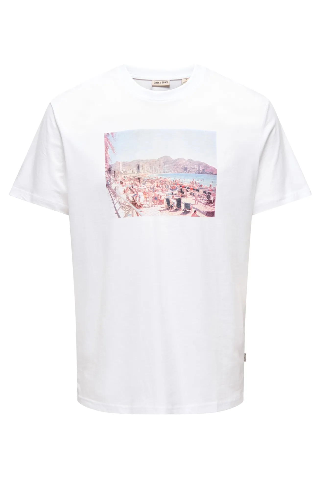 Herren-T-Shirt mit regular fit Passform. 100 % Bio-Baumwolle.