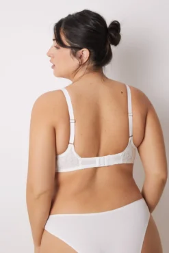 INTUITIVE Soutien halter enchimento renda branco