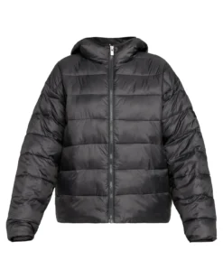 Jaqueta acolchoada com capuz feminino
