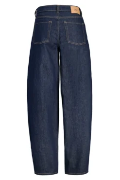 Jeans barrel com tachas