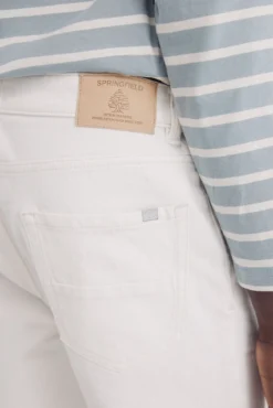 Jeans brancos justos