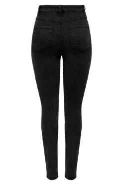 Jeans cigarro cintura alta