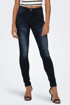 Jeans de cintura média