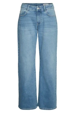 Jeans de perna larga