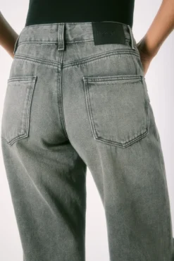 Jeans de perna larga 