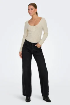 Jeans estilo largo
