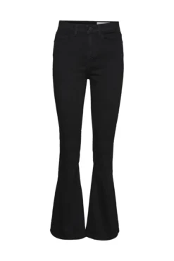 Jeans flare de cintura alta
