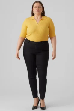 Jeans jegging tamanho grande