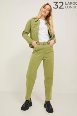 Jeans Lisbon mom fit cintura subida