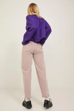 Jeans Lisbon mom fit cintura subida