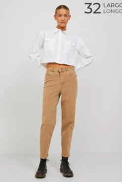 Jeans Lisbon mom fit cintura subida