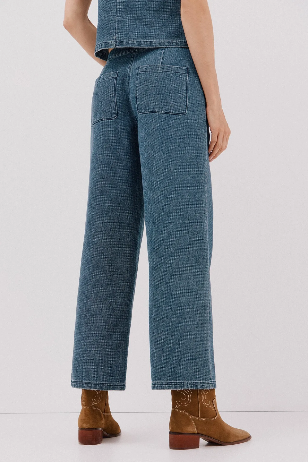 Jeans Marine textura