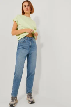 Jeans mom fit