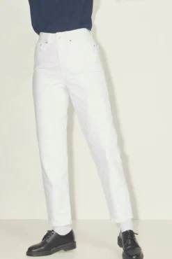 Jeans mom fit branco