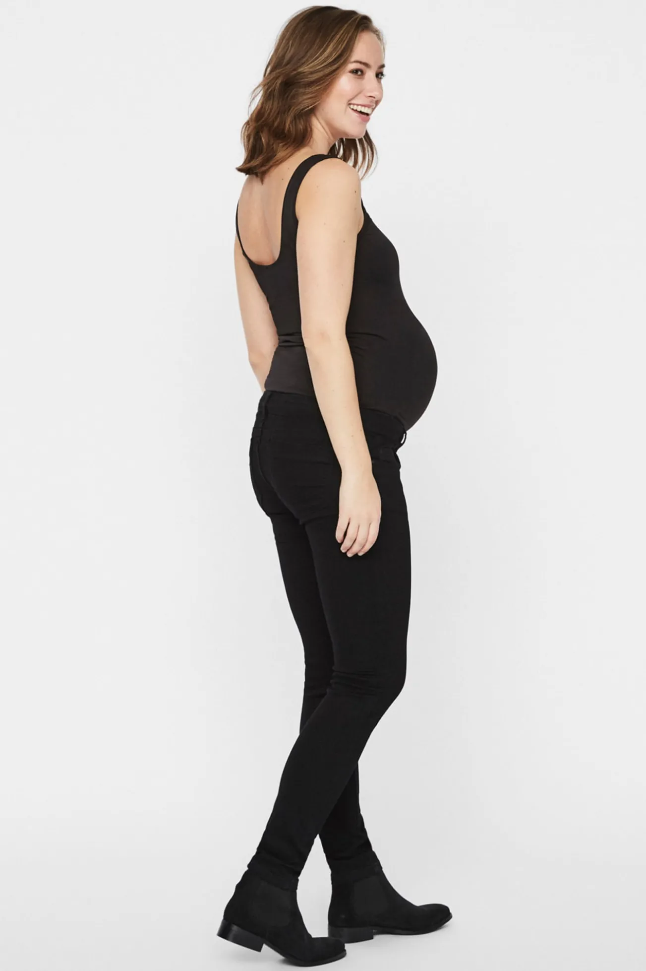 Jeans pretos maternity Better Cotton