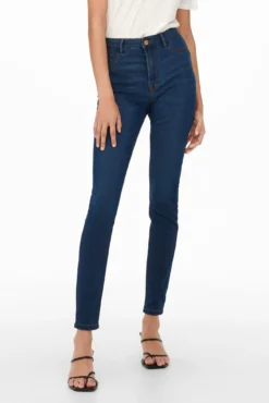 Jeans skinny cintura subida