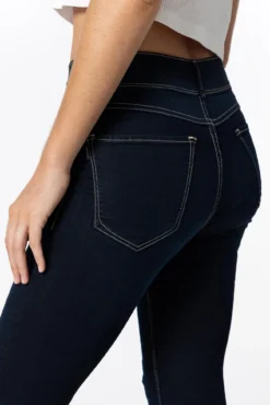 Jeans skinny clássico de cintura alta tamanho único