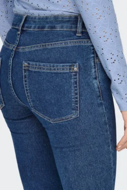 Jeans skinny de corte média