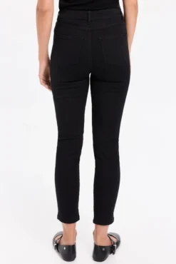 Jeans slim de cintura média