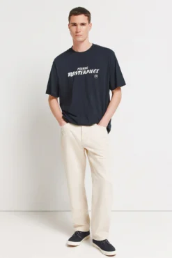 Jeans straight fit cru
