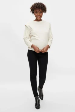 Jeggings maternity de algodão