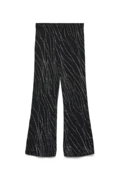 Legging boca de sino de lurex