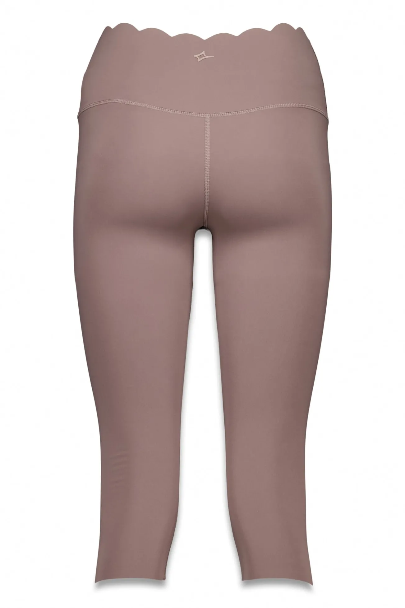 Leggings compressivas pirata marrom